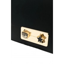 CHIARA FERRAGNI RANGE E - EYE STAR LOCK SMOOTH CALF ΤΣΑΝΤΑ ΓΥΝΑΙΚΕΙΑ BLACK