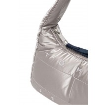 TOMMY JEANS ARCHIVE SILVER SHOULDER BAG ΤΣΑΝΤΑ ΓΥΝΑΙΚΕΙΑ SILVER