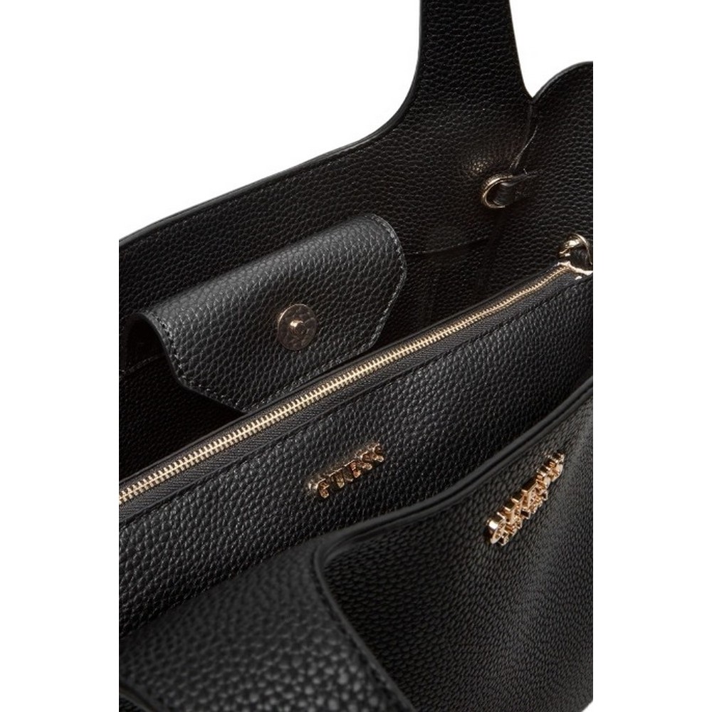 GUESS CALISTA 2 IN 1 TOTE ΤΣΑΝΤΑ ΓΥΝΑΙΚΕΙΑ BLACK