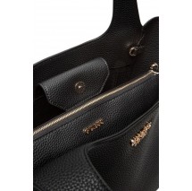 GUESS CALISTA 2 IN 1 TOTE ΤΣΑΝΤΑ ΓΥΝΑΙΚΕΙΑ BLACK