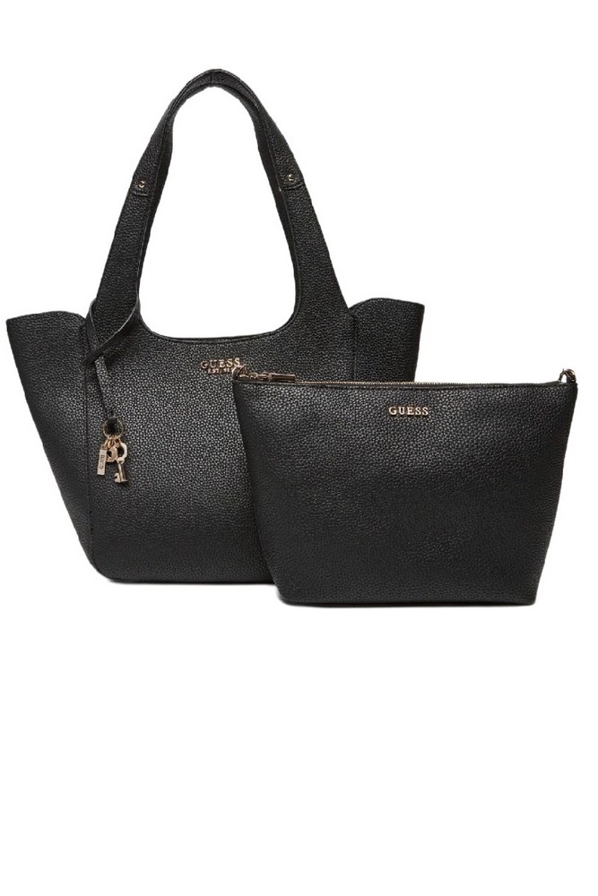 GUESS CALISTA 2 IN 1 TOTE ΤΣΑΝΤΑ ΓΥΝΑΙΚΕΙΑ BLACK