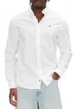 TOMMY JEANS REG LINEN BLEND LS SHIRT EXT ΠΟΥΚΑΜΙΣΟ ΑΝΔΡΙΚΟ ECRU