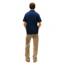 TOMMY JEANS REG WAFFLE POLO T-SHIRT ΜΠΛΟΥΖΑ ΑΝΔΡΙΚΗ NAVY