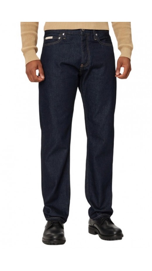 CALVIN KLEIN JEANS STANDARD STRAIGHT ΠΑΝΤΕΛΟΝΙ ΑΝΔΡΙΚΟ BLUΕ DENIM