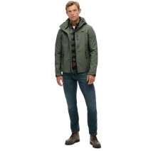 SUPERDRY D1 SDSW HOODED SOFT SHELL TREKKER JKT ΜΠΟΥΦΑΝ ΑΝΔΡΙΚΟ OLIVE