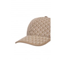 CALVIN KLEIN EMBLEM PRINT LEATHER PATCH CAP ΚΑΠΕΛΟ ΓΥΝΑΙΚΕΙΟ TAUPE