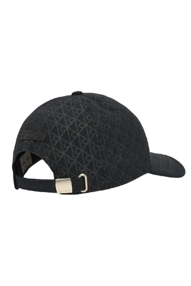 CALVIN KLEIN EMBLEM PRINT LEATHER PATCH CAP ΚΑΠΕΛΟ ΓΥΝΑΙΚΕΙΟ BLACK