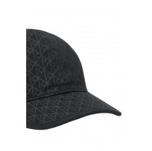 CALVIN KLEIN EMBLEM PRINT LEATHER PATCH CAP ΚΑΠΕΛΟ ΓΥΝΑΙΚΕΙΟ BLACK