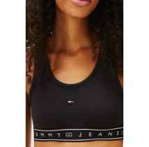 TOMMY JEANS SP CRP TAPE BRA TOP ΤΟΠ ΓΥΝΑΙΚΕΙΟ BLACK