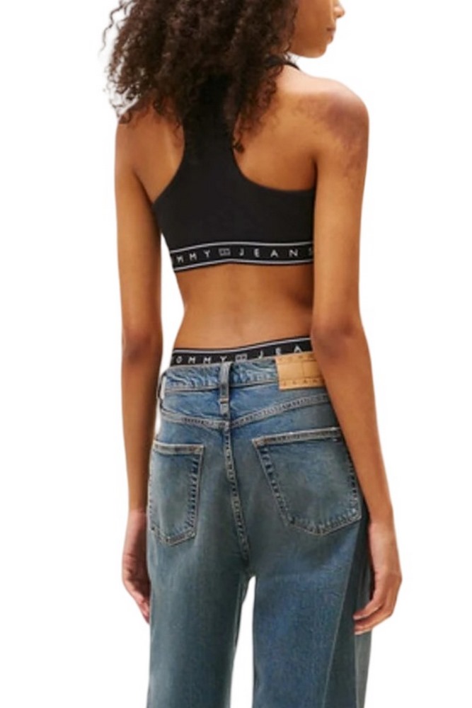 TOMMY JEANS SP CRP TAPE BRA TOP ΤΟΠ ΓΥΝΑΙΚΕΙΟ BLACK