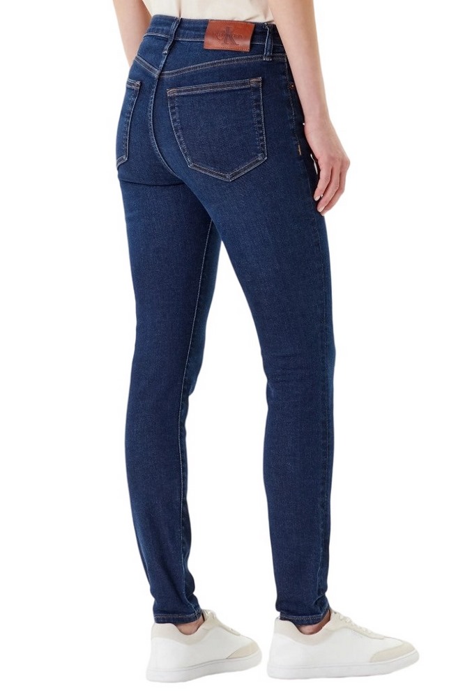 CALVIN KLEIN JEANS MID RISE SKINNY BLUE ORBIT ΠΑΝΤΕΛΟΝΙ ΓΥΝΑΙΚΕΙΟ BLUΕ DENIM