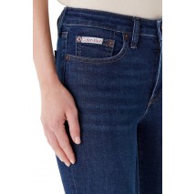 CALVIN KLEIN JEANS MID RISE SKINNY BLUE ORBIT ΠΑΝΤΕΛΟΝΙ ΓΥΝΑΙΚΕΙΟ BLUΕ DENIM