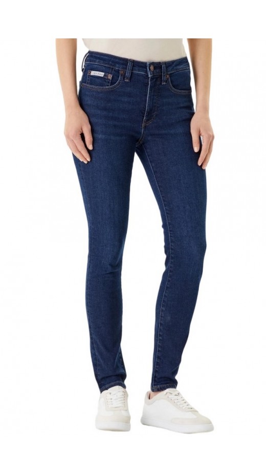CALVIN KLEIN JEANS MID RISE SKINNY BLUE ORBIT ΠΑΝΤΕΛΟΝΙ ΓΥΝΑΙΚΕΙΟ BLUΕ DENIM