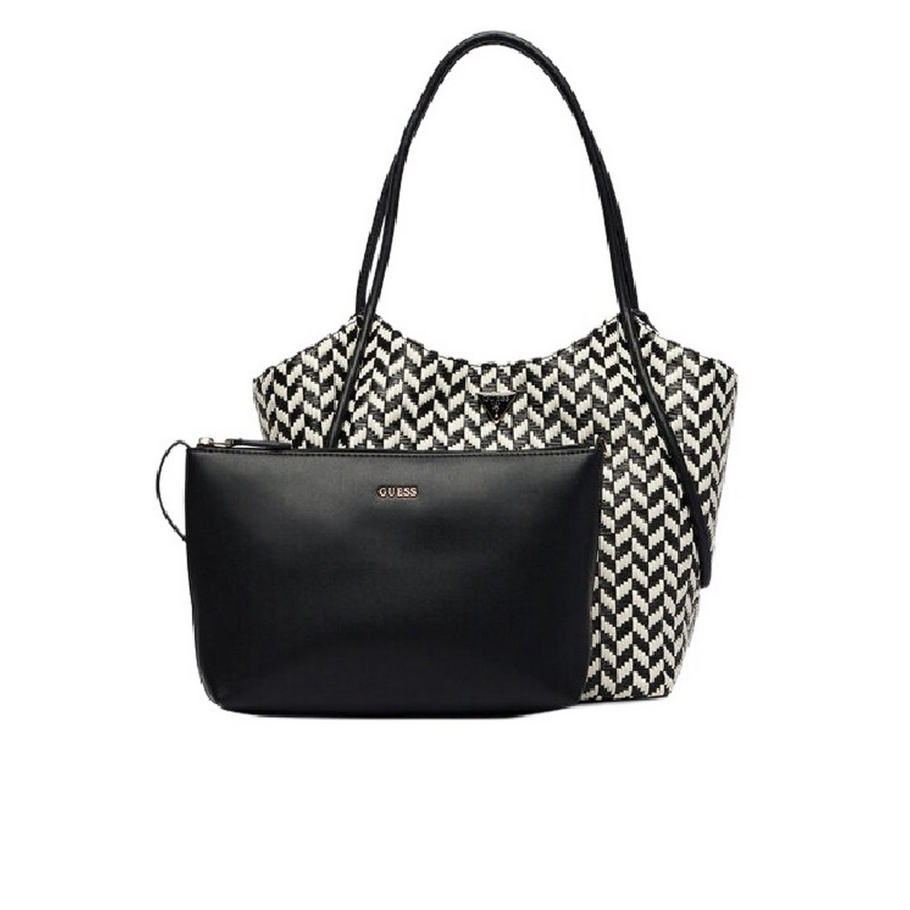 GUESS TESSI 2 IN 1 TOTE ΤΣΑΝΤΑ ΓΥΝΑΙΚΕΙΑ BLACK