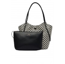 GUESS TESSI 2 IN 1 TOTE ΤΣΑΝΤΑ ΓΥΝΑΙΚΕΙΑ BLACK
