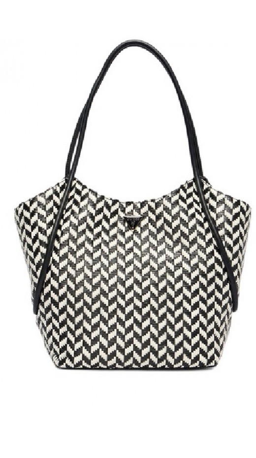 GUESS TESSI 2 IN 1 TOTE ΤΣΑΝΤΑ ΓΥΝΑΙΚΕΙΑ BLACK