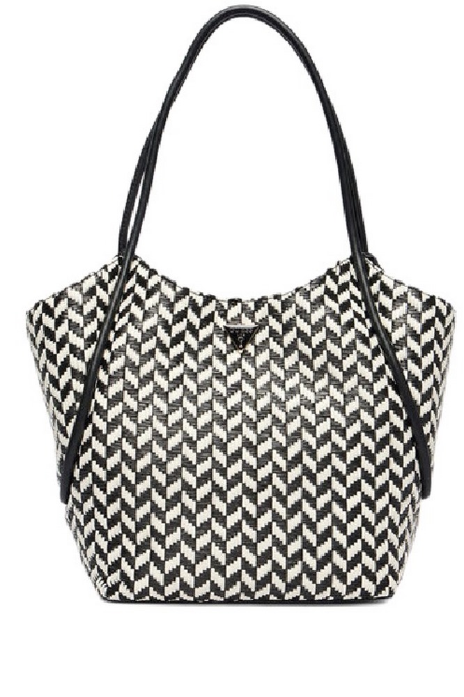 GUESS TESSI 2 IN 1 TOTE ΤΣΑΝΤΑ ΓΥΝΑΙΚΕΙΑ BLACK