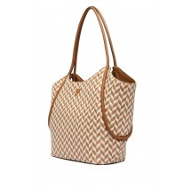 GUESS TESSI 2 IN 1 TOTE ΤΣΑΝΤΑ ΓΥΝΑΙΚΕΙΑ COGNAC