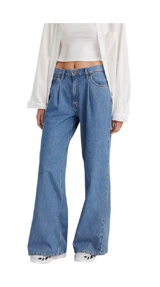 LEVIS PLEATED BAGGY WIDE LEG A74550001 ΠΑΝΤΕΛΟΝΙ ΓΥΝΑΙΚΕΙΟ INDIGO