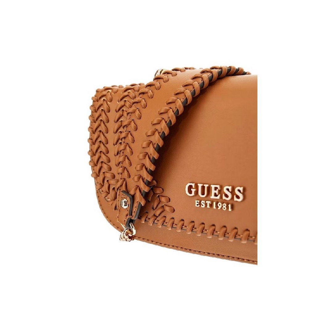 GUESS TATUM CONVERTIBLE XBODY FLAP ΤΣΑΝΤΑ ΓΥΝΑΙΚΕΙΑ CARAMEL