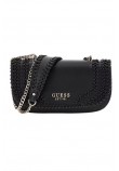 GUESS TATUM CONVERTIBLE XBODY FLAP ΤΣΑΝΤΑ ΓΥΝΑΙΚΕΙΑ BLACK