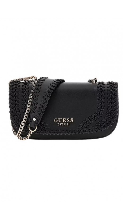 GUESS TATUM CONVERTIBLE XBODY FLAP ΤΣΑΝΤΑ ΓΥΝΑΙΚΕΙΑ BLACK