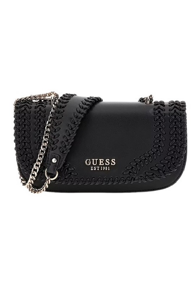 GUESS TATUM CONVERTIBLE XBODY FLAP ΤΣΑΝΤΑ ΓΥΝΑΙΚΕΙΑ BLACK