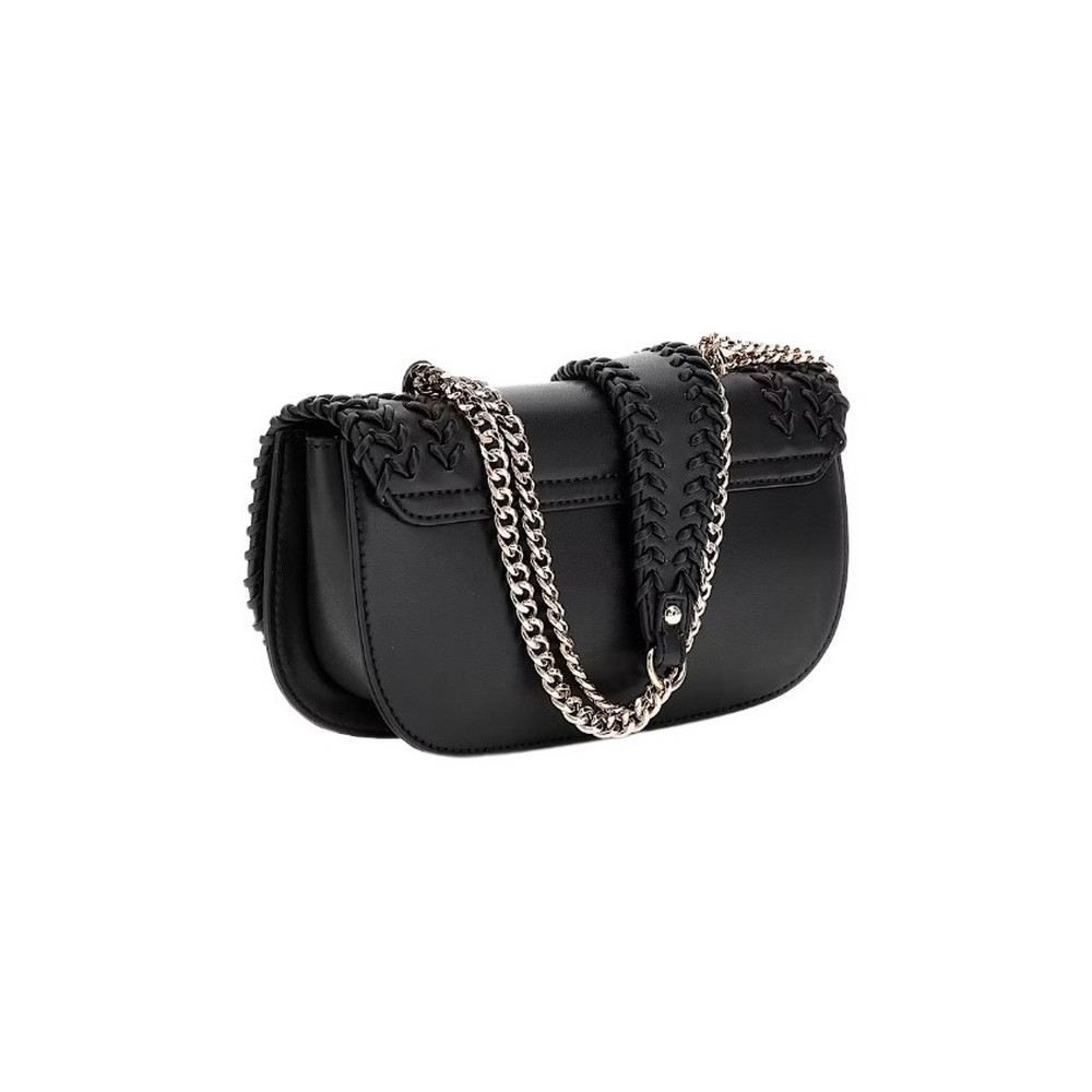 GUESS TATUM CONVERTIBLE XBODY FLAP ΤΣΑΝΤΑ ΓΥΝΑΙΚΕΙΑ BLACK