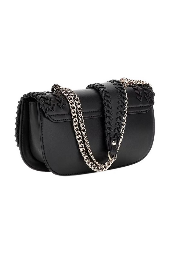 GUESS TATUM CONVERTIBLE XBODY FLAP ΤΣΑΝΤΑ ΓΥΝΑΙΚΕΙΑ BLACK