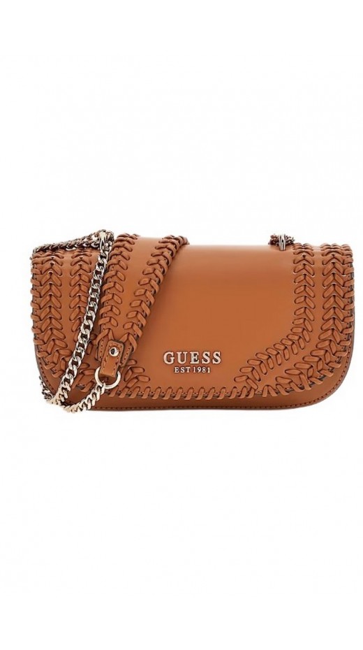 GUESS TATUM CONVERTIBLE XBODY FLAP ΤΣΑΝΤΑ ΓΥΝΑΙΚΕΙΑ CARAMEL