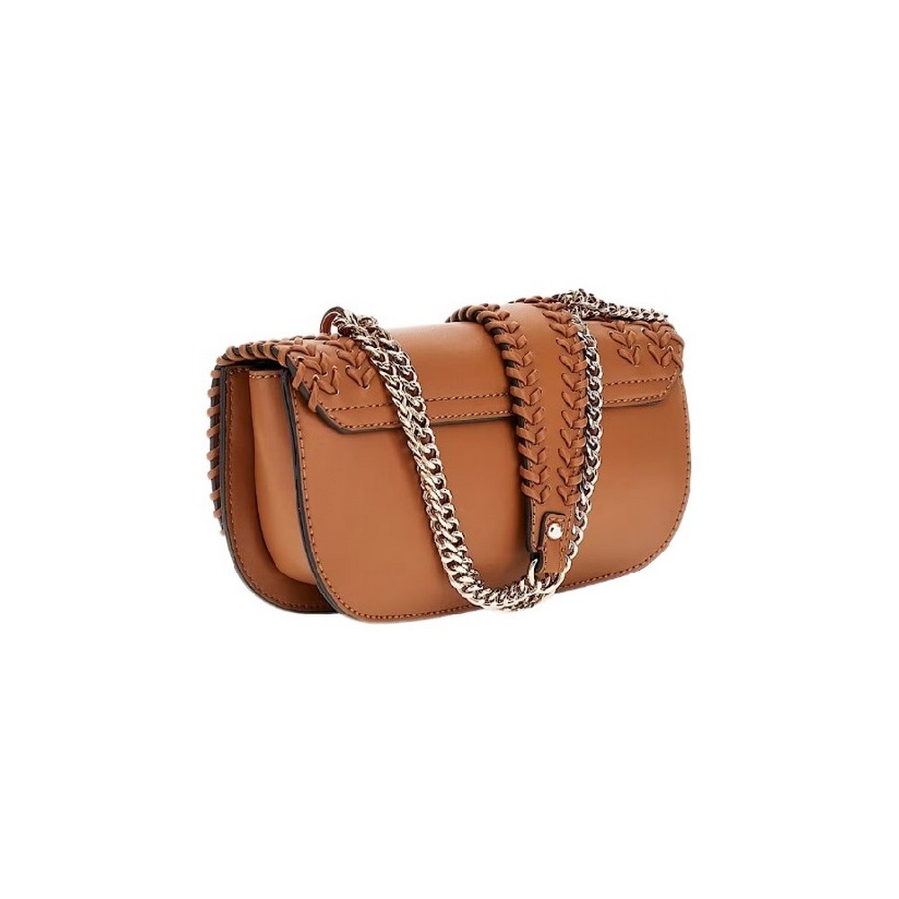 GUESS TATUM CONVERTIBLE XBODY FLAP ΤΣΑΝΤΑ ΓΥΝΑΙΚΕΙΑ CARAMEL