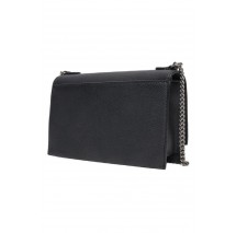 CALVIN KLEIN JEANS MINIMAL MONOGRAM EW FLAP21 ΤΣΑΝΤΑ ΓΥΝΑΙΚΕΙΑ BLACK/SILVER