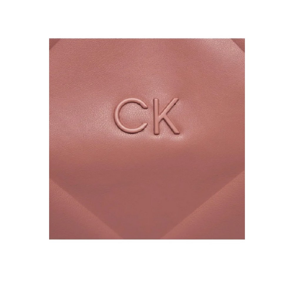 CALVIN KLEIN JEANS RE-LOCK QUILT ΤΣΑΝΤΑ ΓΥΝΑΙΚΕΙΑ ROSE