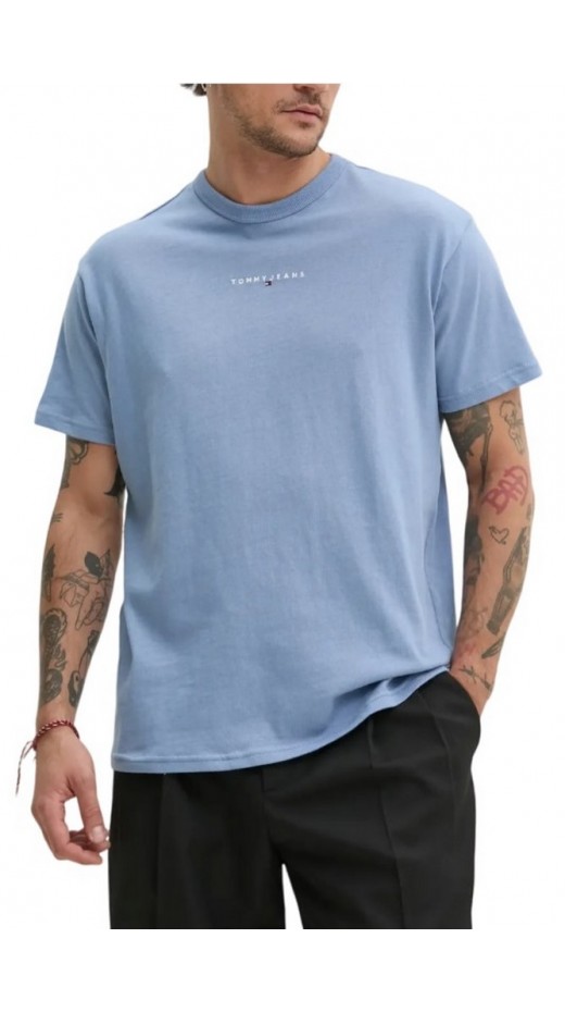 TOMMY JEANS RLX LINEAR LOGO TEE T-SHIRT ΜΠΛΟΥΖΑ ΑΝΔΡΙΚΗ BLUE