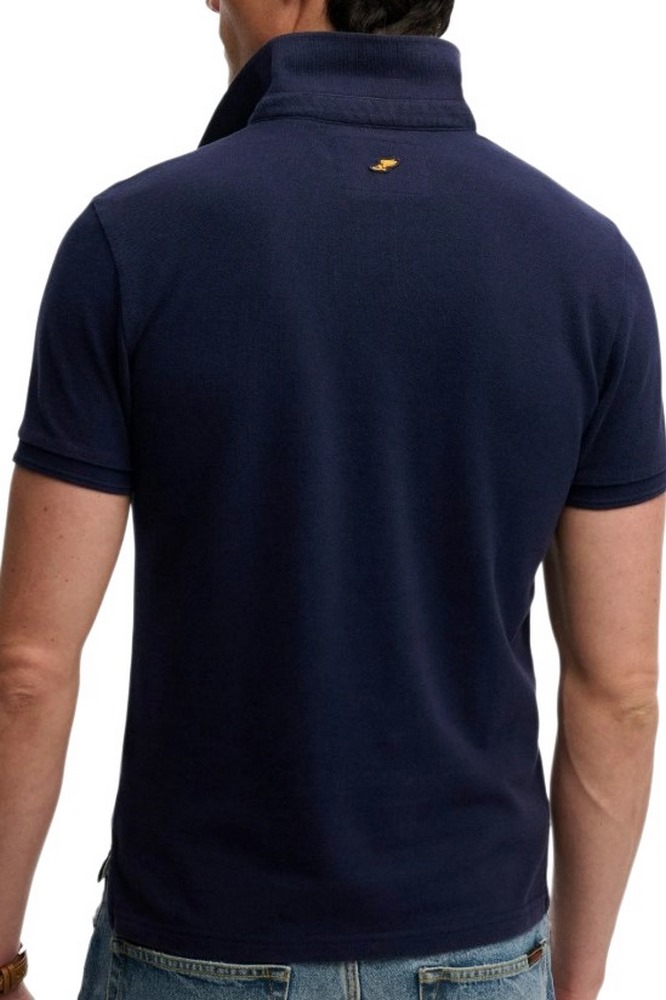 SUPERDRY D1 CLASSIC PIQUE POLO T-SHIRT ΜΠΛΟΥΖΑ ΑΝΔΡΙΚΗ NAVY