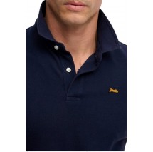 SUPERDRY D1 CLASSIC PIQUE POLO T-SHIRT ΜΠΛΟΥΖΑ ΑΝΔΡΙΚΗ NAVY