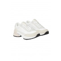 CALVIN KLEIN JEANS HIKE RUNNER MG NYLON PERL ΠΑΠΟΥΤΣΙ ΓΥΝΑΙΚΕΙΟ WHITE SILVER