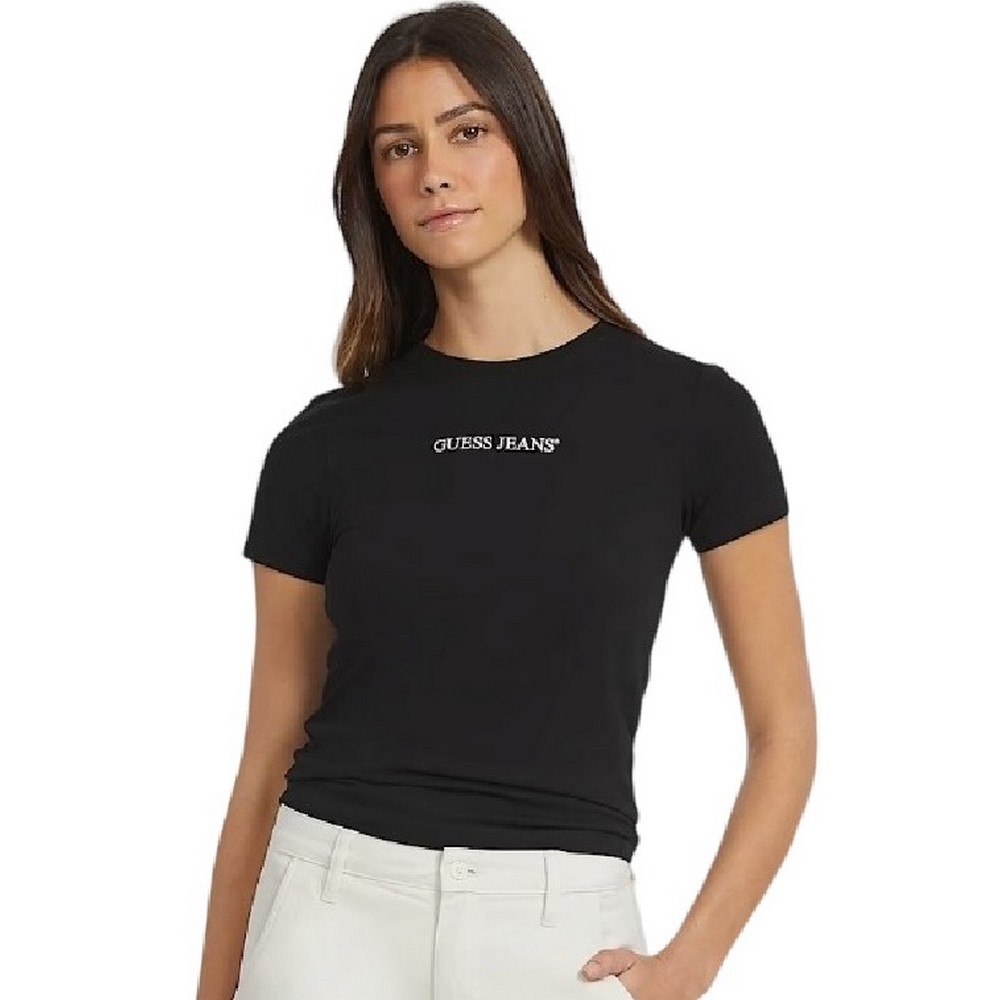 GJ SS CN SLIM LOGO PRINT TEE ΜΠΛΟΥΖΑ ΓΥΝΑΙΚΕΙΟ BLACK