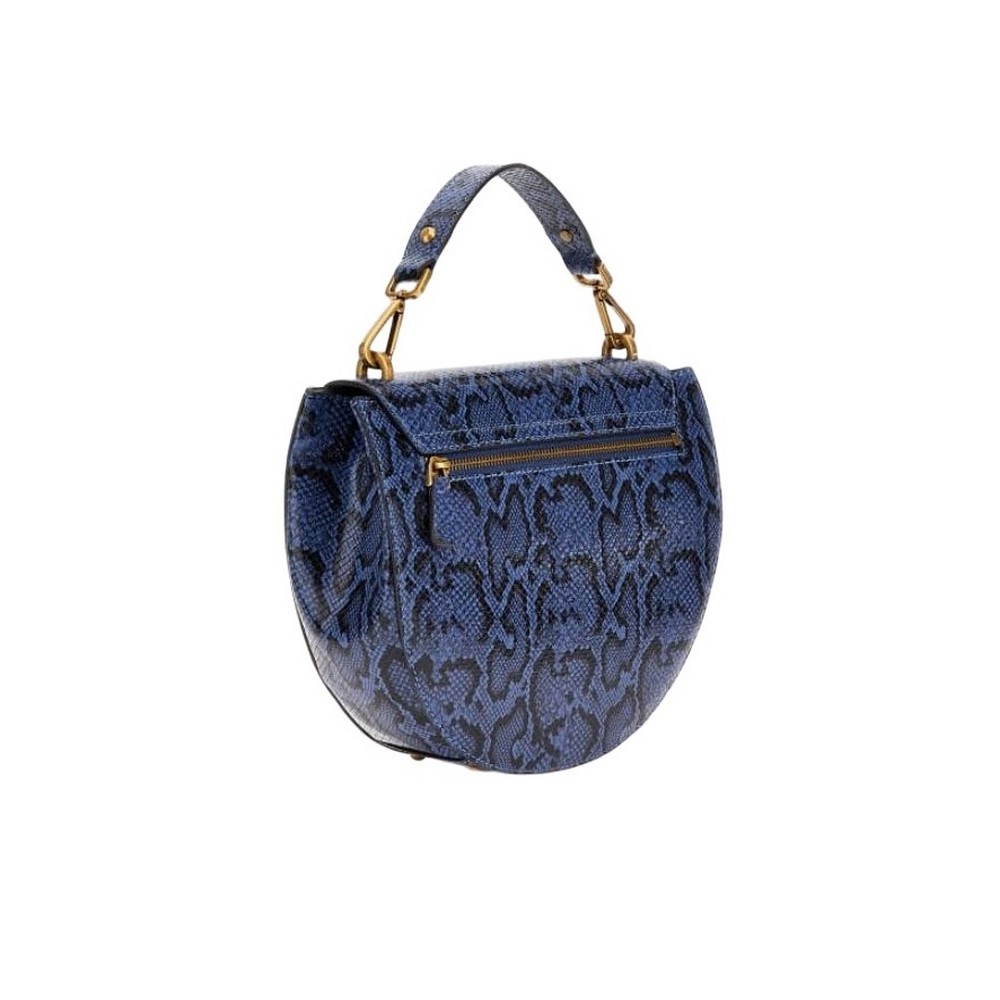 GUESS FLEET FLAP SADDLE BA ΤΣΑΝΤΑ ΓΥΝΑΙΚΕΙΑ BLUE