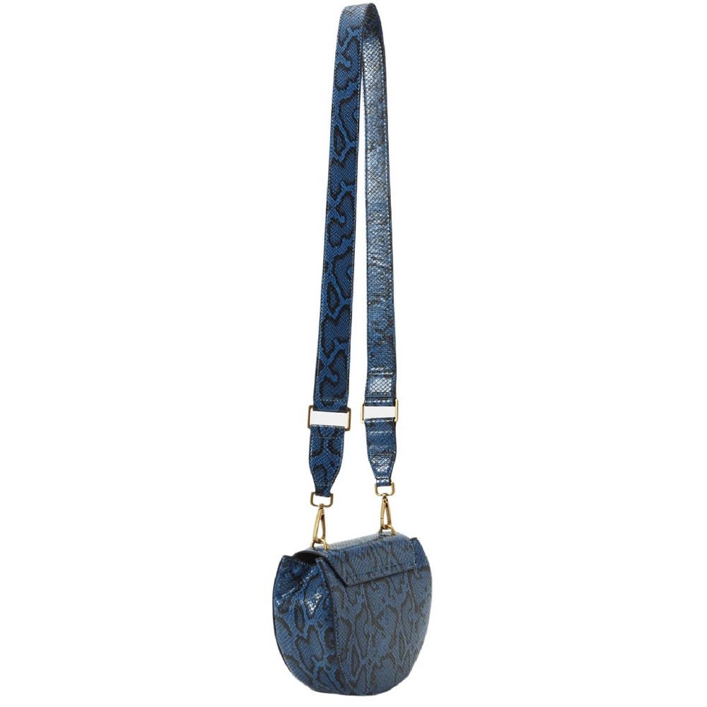 GUESS FLEET FLAP SADDLE BA ΤΣΑΝΤΑ ΓΥΝΑΙΚΕΙΑ BLUE