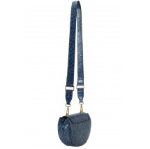 GUESS FLEET FLAP SADDLE BA ΤΣΑΝΤΑ ΓΥΝΑΙΚΕΙΑ BLUE