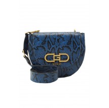 GUESS FLEET FLAP SADDLE BA ΤΣΑΝΤΑ ΓΥΝΑΙΚΕΙΑ BLUE