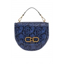 GUESS FLEET FLAP SADDLE BA ΤΣΑΝΤΑ ΓΥΝΑΙΚΕΙΑ BLUE