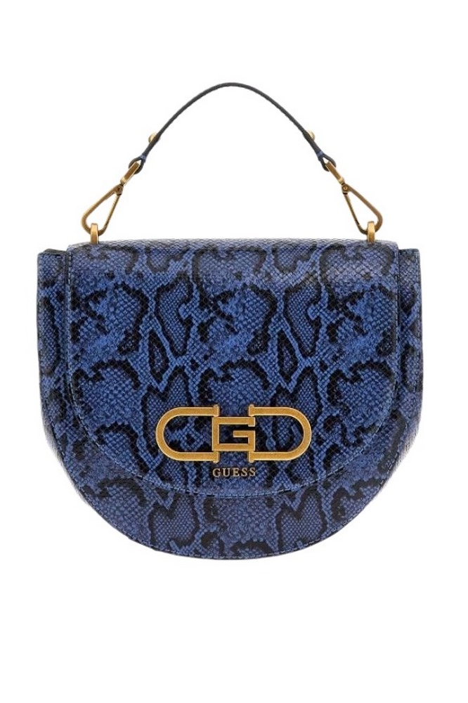 GUESS FLEET FLAP SADDLE BA ΤΣΑΝΤΑ ΓΥΝΑΙΚΕΙΑ BLUE