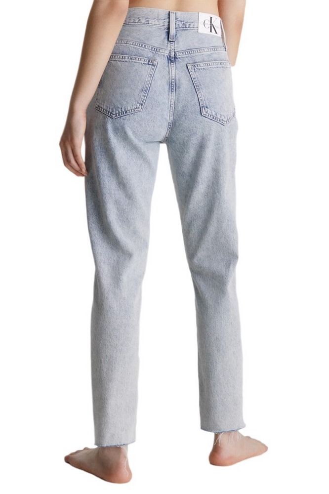 CALVIN KLEIN JEANS MOM JEAN ΠΑΝΤΕΛΟΝΙ ΓΥΝΑΙΚΕΙΟ BLUΕ DENIM