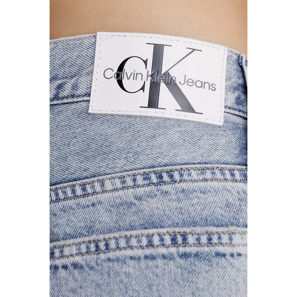 CALVIN KLEIN JEANS MOM JEAN ΠΑΝΤΕΛΟΝΙ ΓΥΝΑΙΚΕΙΟ BLUΕ DENIM