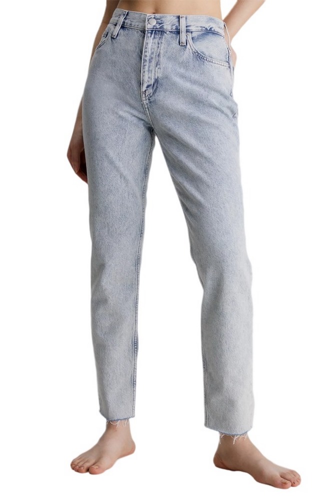 CALVIN KLEIN JEANS MOM JEAN ΠΑΝΤΕΛΟΝΙ ΓΥΝΑΙΚΕΙΟ BLUΕ DENIM