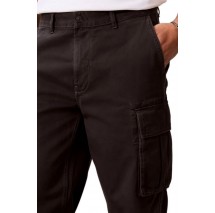 CALVIN KLEIN JEANS BAGGY UTILITY COTTON TWILL CARGO ΠΑΝΤΕΛΟΝΙ ΑΝΔΡΙΚΟ DARK GREY