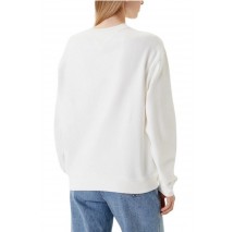 TOMMY JEANS RLX FLORAL FLAG CREW ΦΟΥΤΕΡ ΓΥΝΑΙΚΕΙΟ OFF WHITE