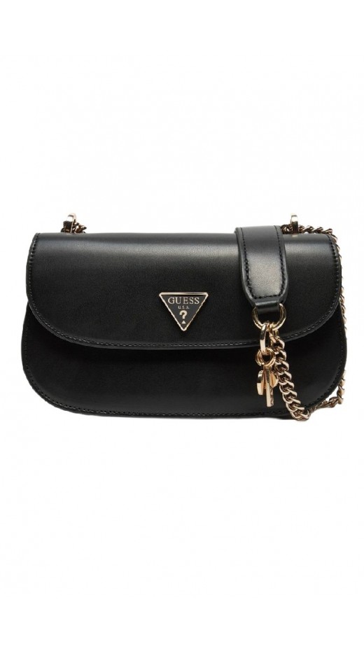 GUESS DARYNA CONVERTIBLE XBODY FLAP ΤΣΑΝΤΑ ΓΥΝΑΙΚΕΙΑ BLACK